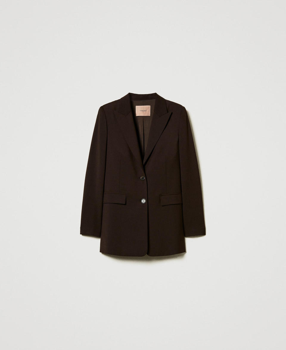 Twin Set Giacca blazer in lana stretch Ultimi due giorni