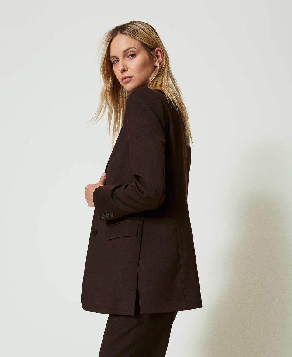 Twin Set Giacca blazer in lana stretch Ultimi due giorni