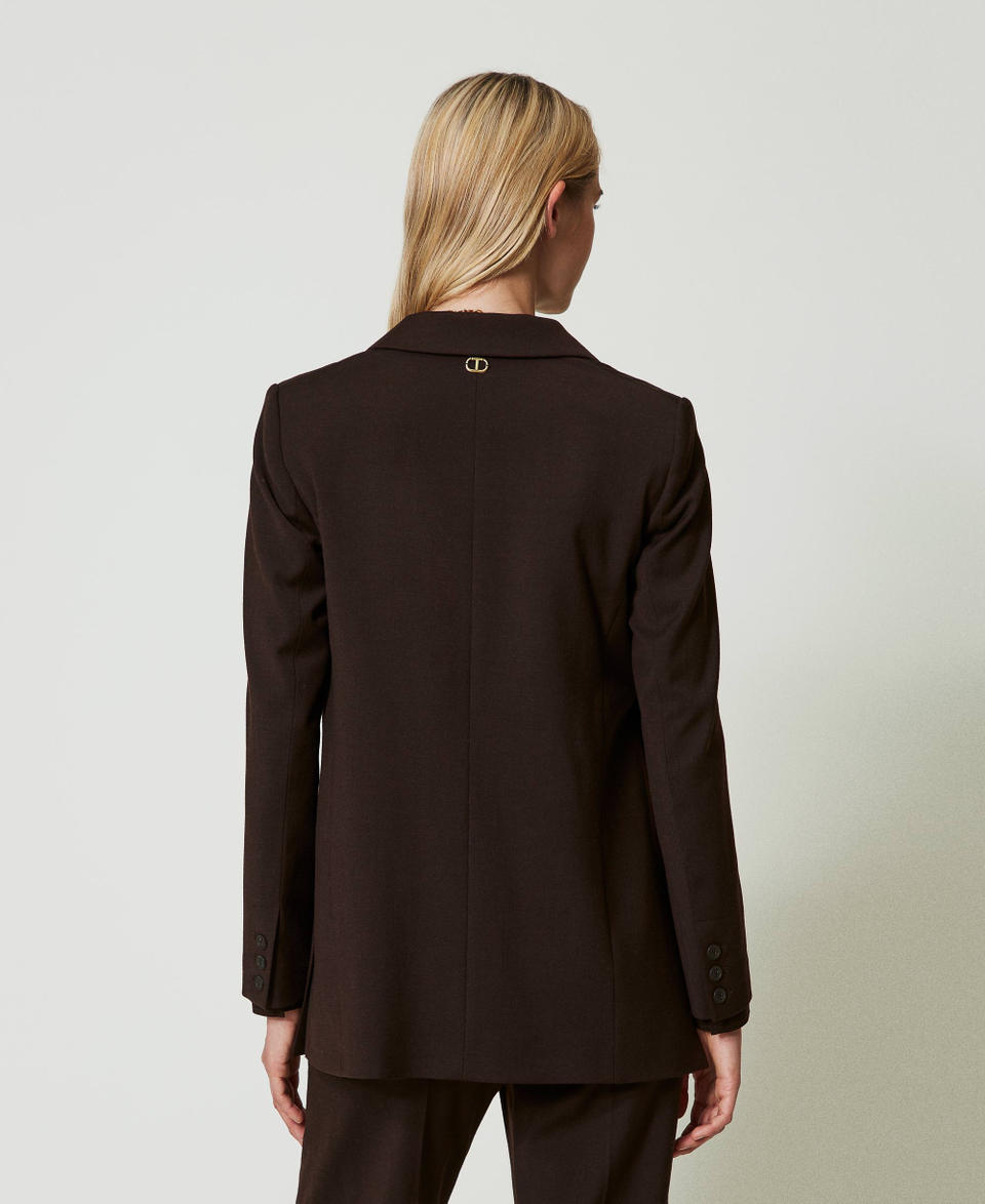 Twin Set Giacca blazer in lana stretch Ultimi due giorni