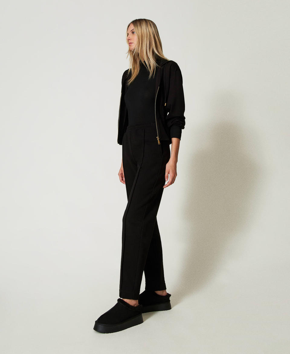 Twin Set Pantaloni a sigaretta in felpa Sostegno trimestrale