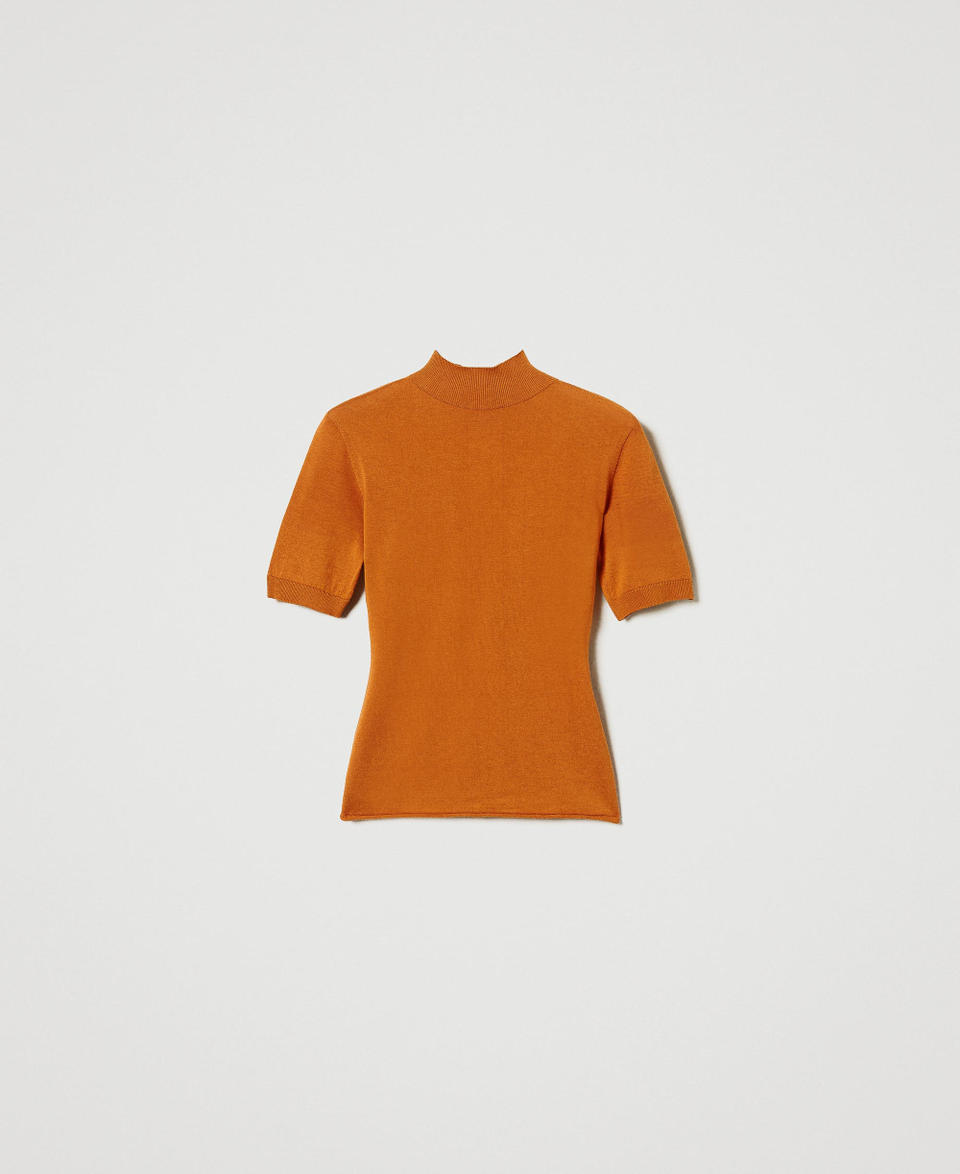 Twin Set Maglia lupetto in seta e cashmere Duty-free