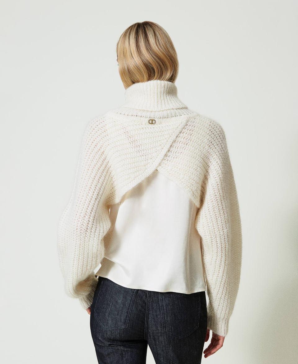 Twin Set Coprispalle in maglia misto mohair Vendite Flash