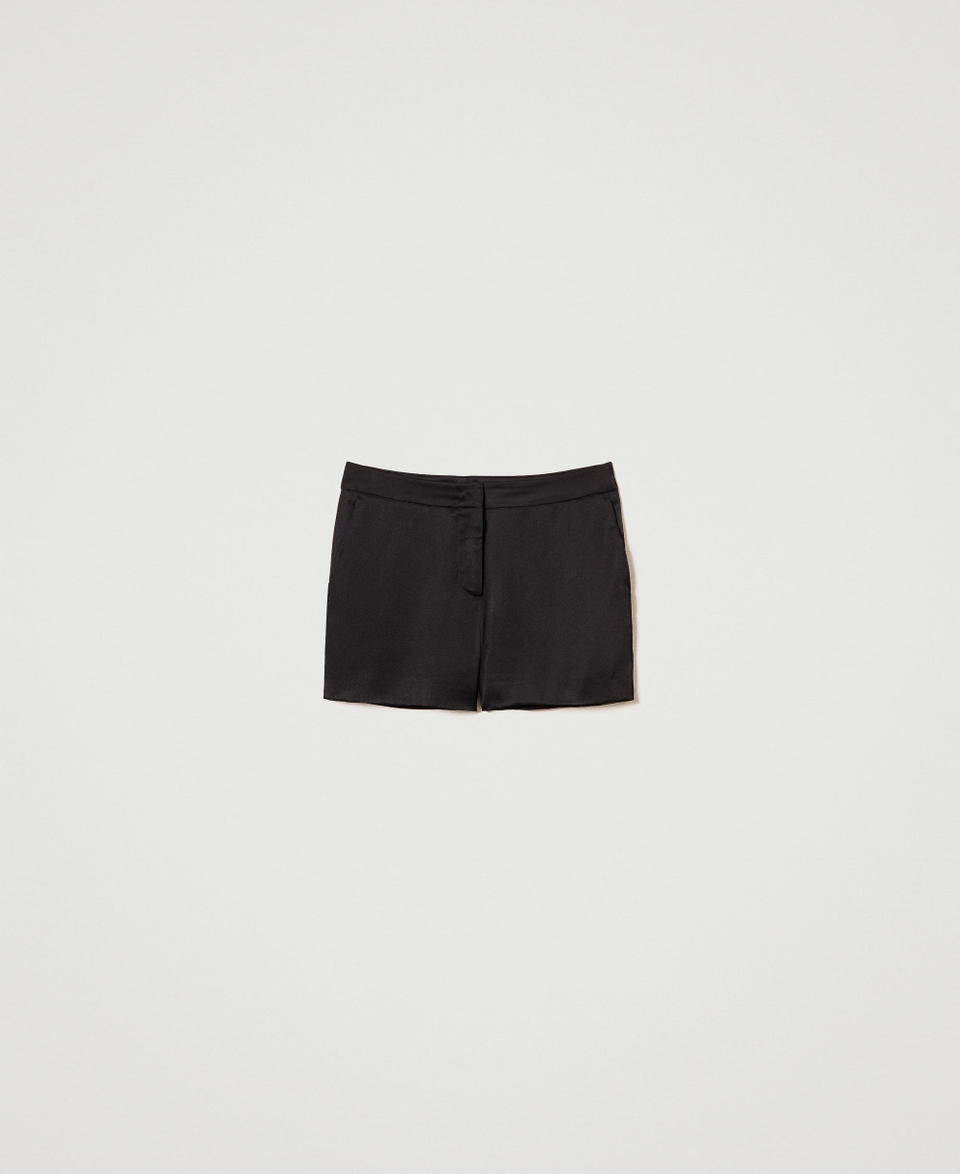 Twin Set Shorts in raso Prezzo di fabbrica