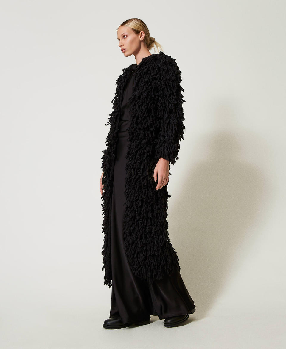 Twin Set Cappotto 'Elizabeth' in maglia bouclé Fornitura limitata