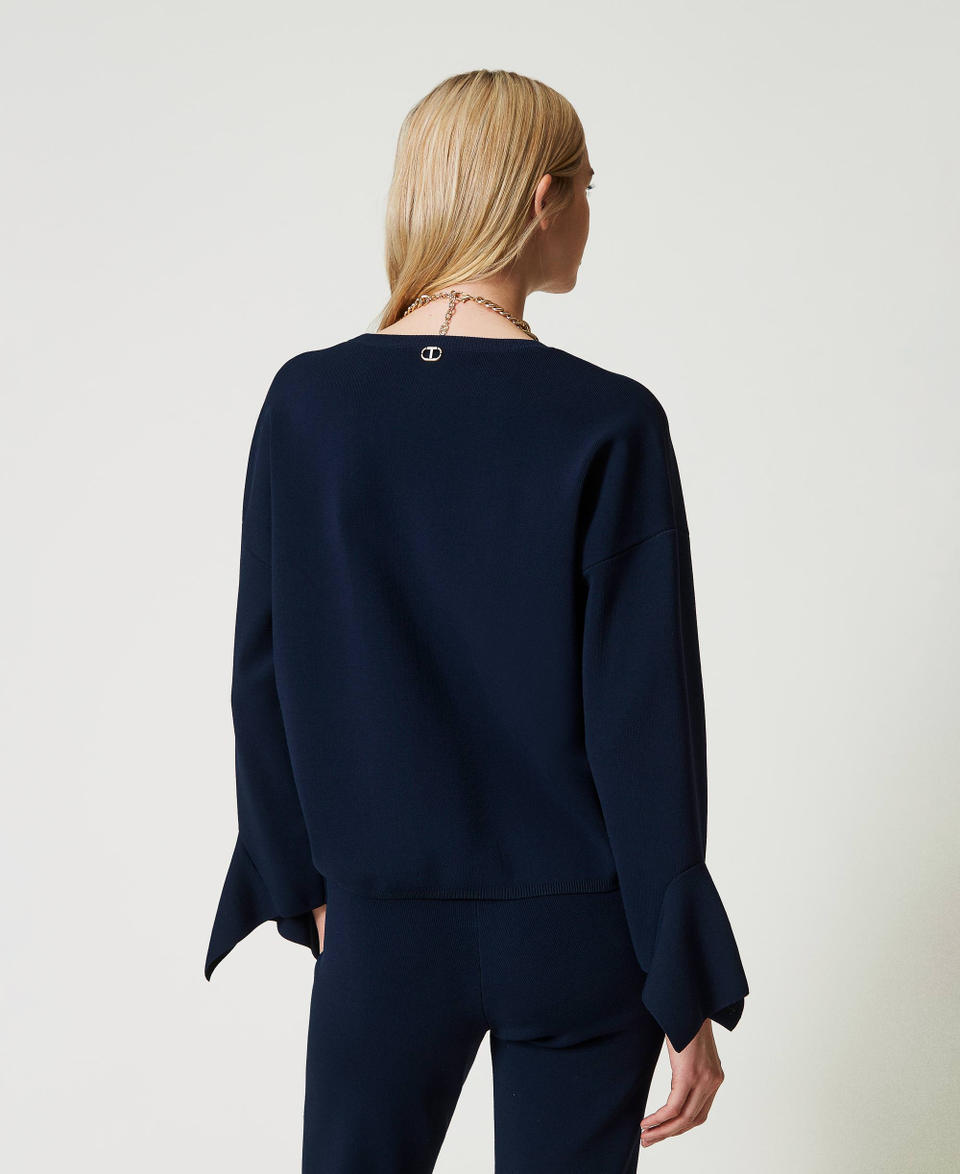 Twin Set Maglia girocollo con volant Offerte esclusive
