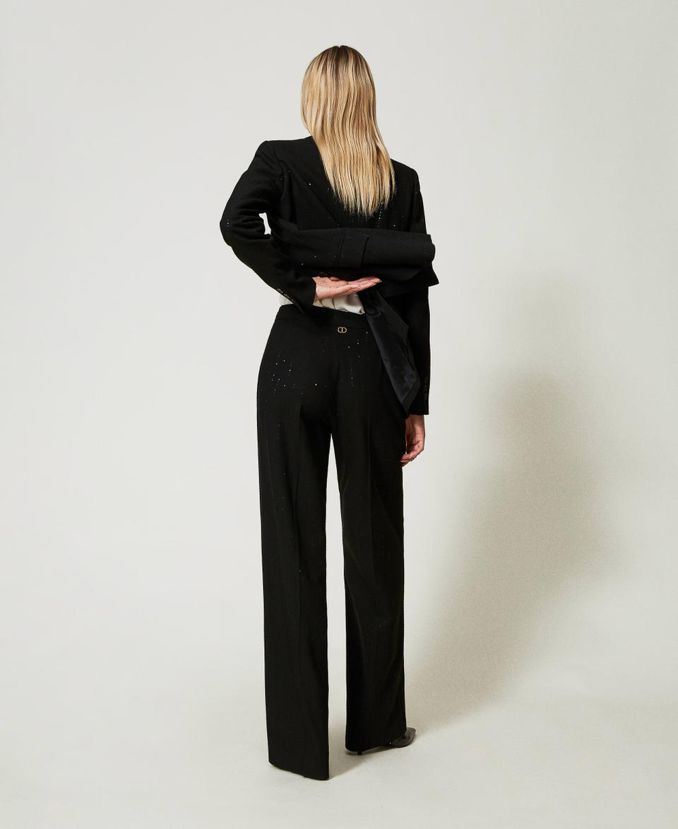 Twin Set Pantaloni in panno con paillettes Super Saving Price