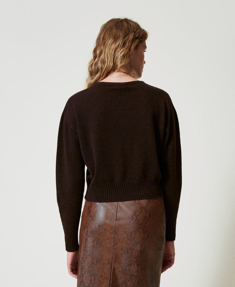 Twin Set Maglia girocollo in eco-cashmere Offerta settimanale