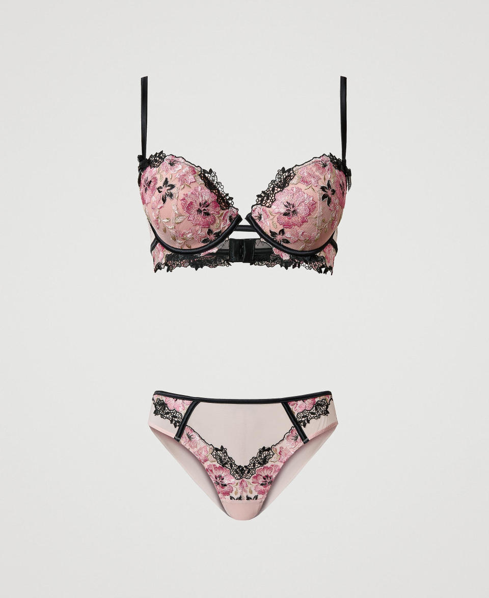Twin Set Reggiseno push-up e slip con ricamo ACQUISTA ORA