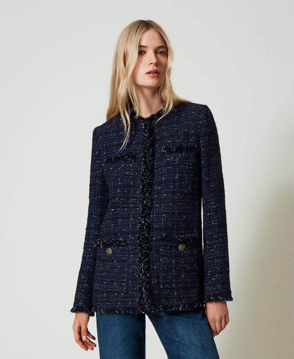 Twin Set Giacca bouclé con bottoni logati Duty-free