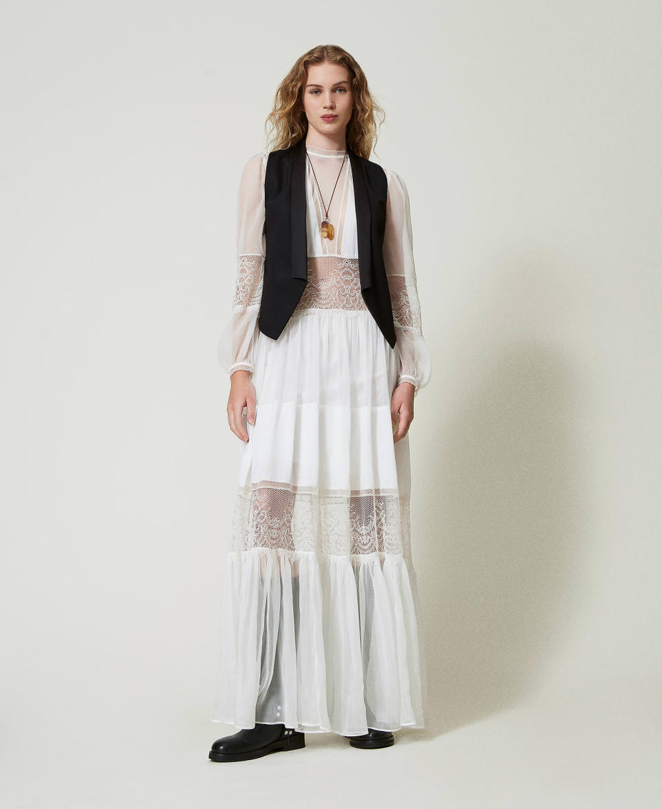 Twin Set Gilet in serge misto lana Soddisfazione Garantita