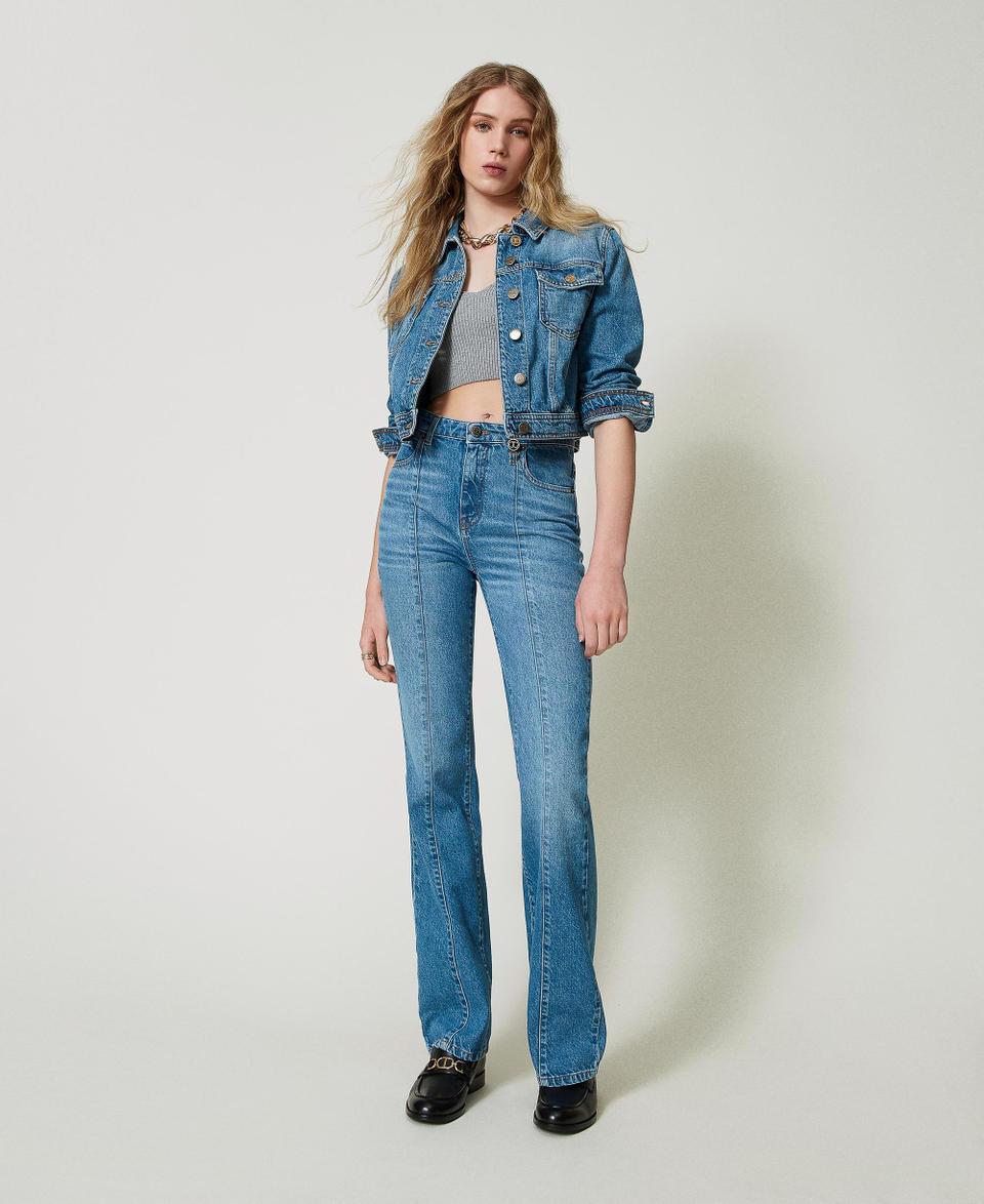 Twin Set Pantaloni Jeans flare cinque tasche Presa
