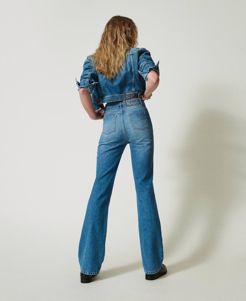 Twin Set Pantaloni Jeans flare cinque tasche Presa