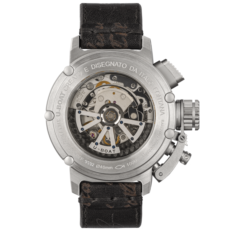 U Boat CHIMERA 46MM CHRONO SS NERO Online