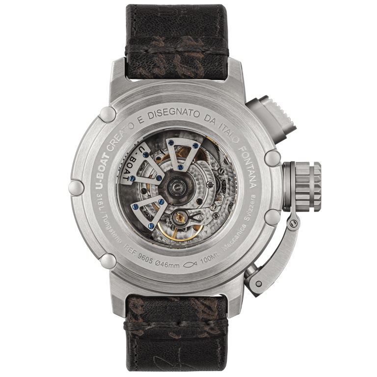U Boat CHIMERA 46MM SS NERO In Vendita