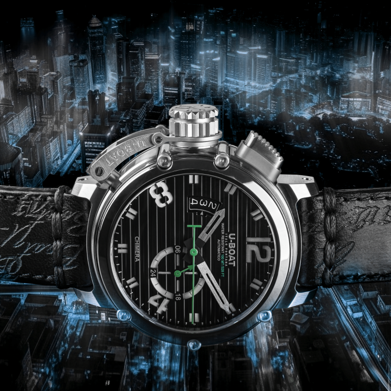 U Boat CHIMERA 46MM SS NERO In Vendita