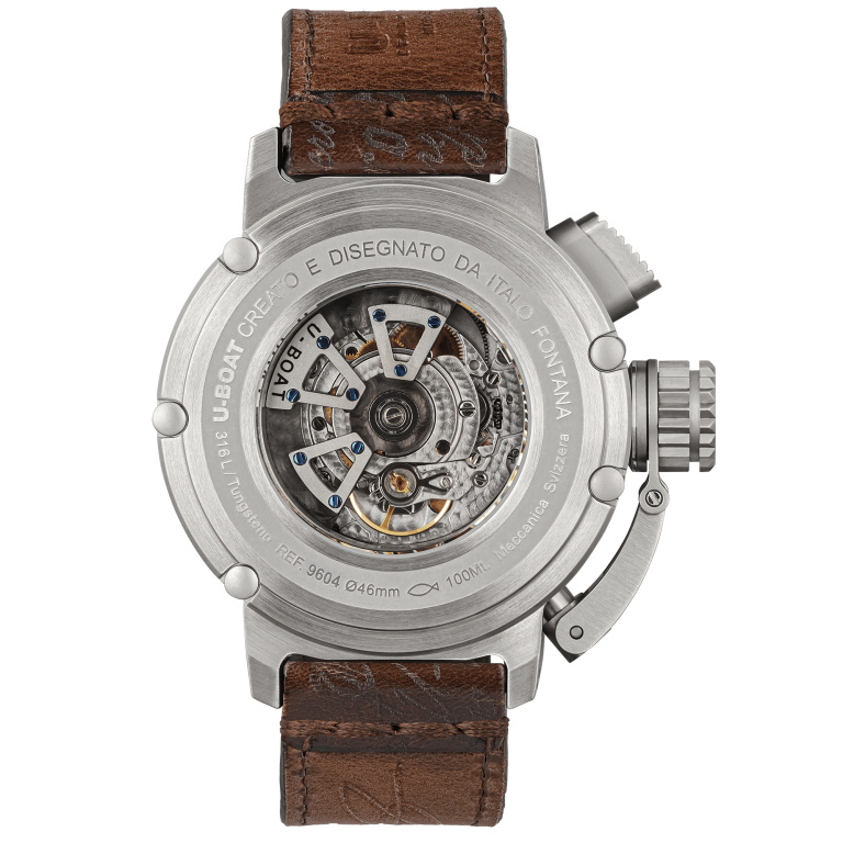 U Boat CHIMERA 46MM SS VERDE Vendita Calda