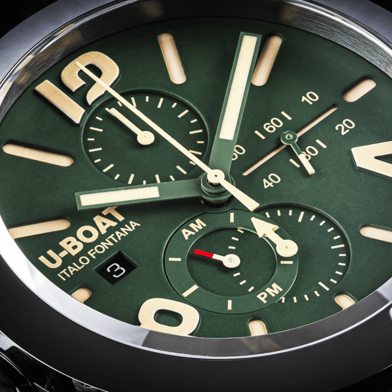 U Boat CLASSICO 45 TUNGSTENO CAS GREEN Saldi Di Fabbrica
