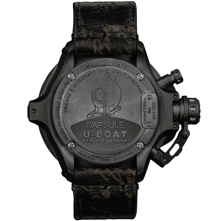 U Boat CAPSULE 50MM PVD BK BL Negozio