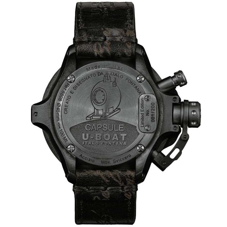 U Boat CAPSULE 45MM PVD BK BL Moda