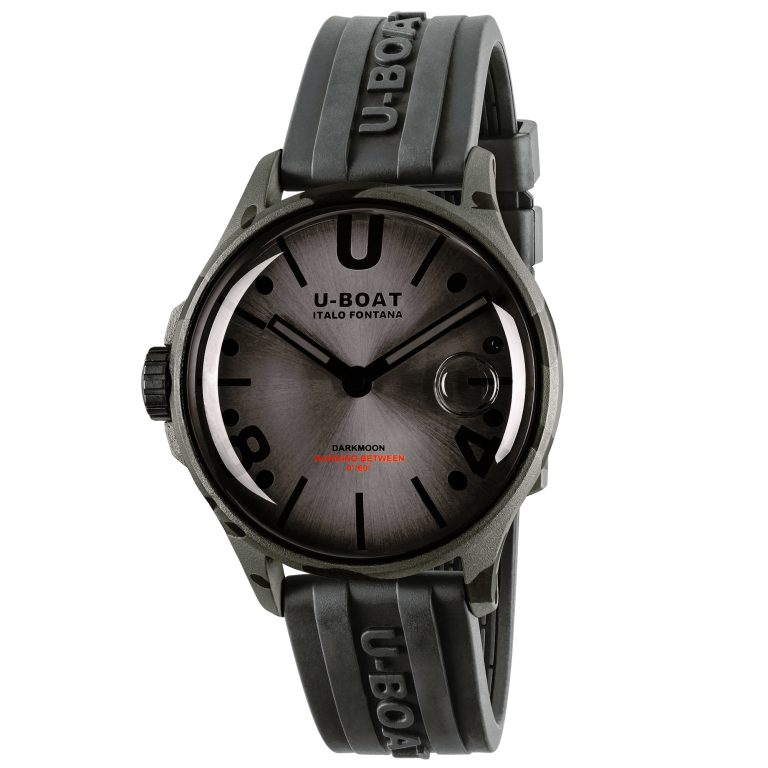 U Boat DARKMOON 40 MM BK GREY CURVED CAMOUFLAGE