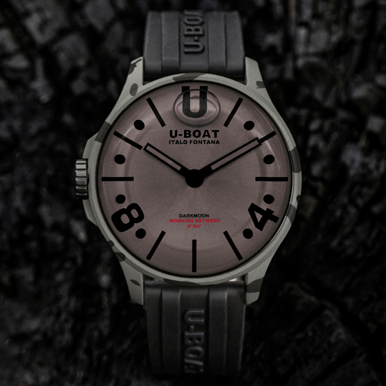 U Boat DARKMOON 40 MM BK GREY CURVED CAMOUFLAGE 2025