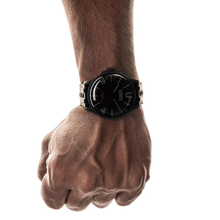 U Boat DARKMOON 44 MM BK GREY CURVED CAMOUFLAGE In Linea
