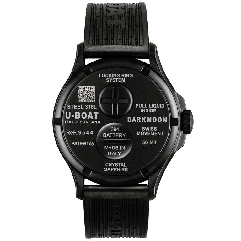 U Boat DARKMOON 44 MM BK BLACK CURVED PVD Qualità