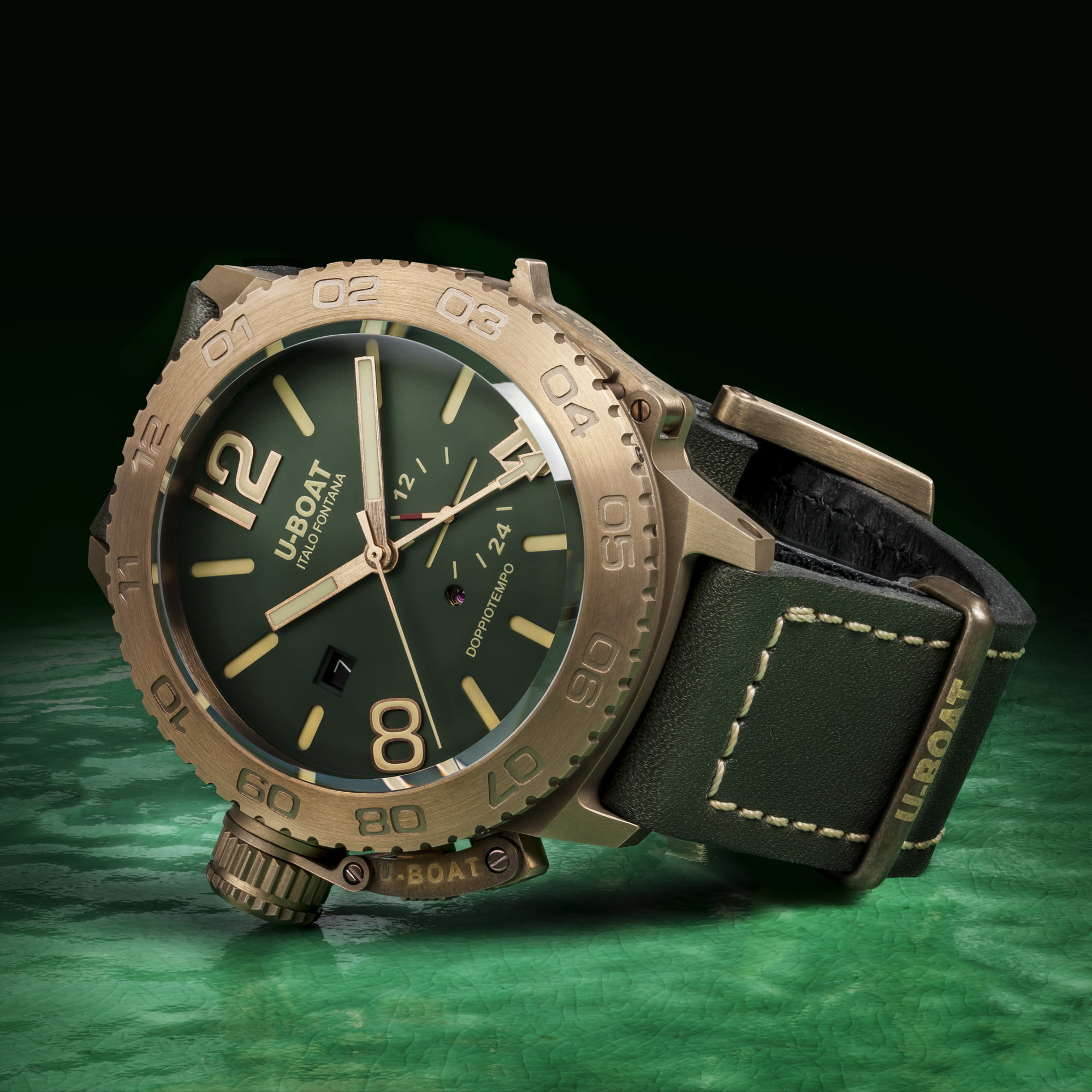 U Boat DOPPIOTEMPO 46MM BRONZO GR Soddisfazione Garantita