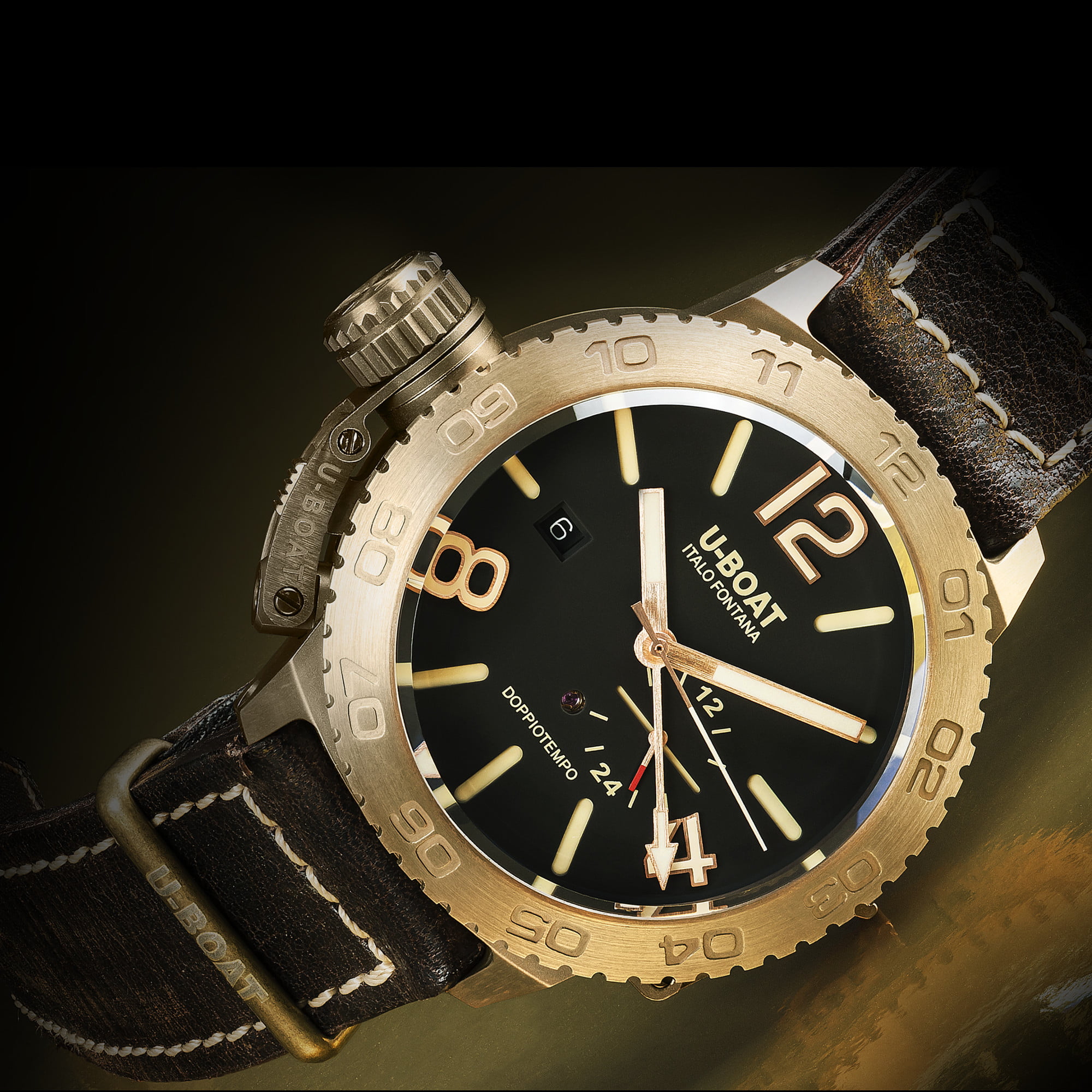 U Boat DOPPIOTEMPO 46MM BRONZO BR Promozione Limitata
