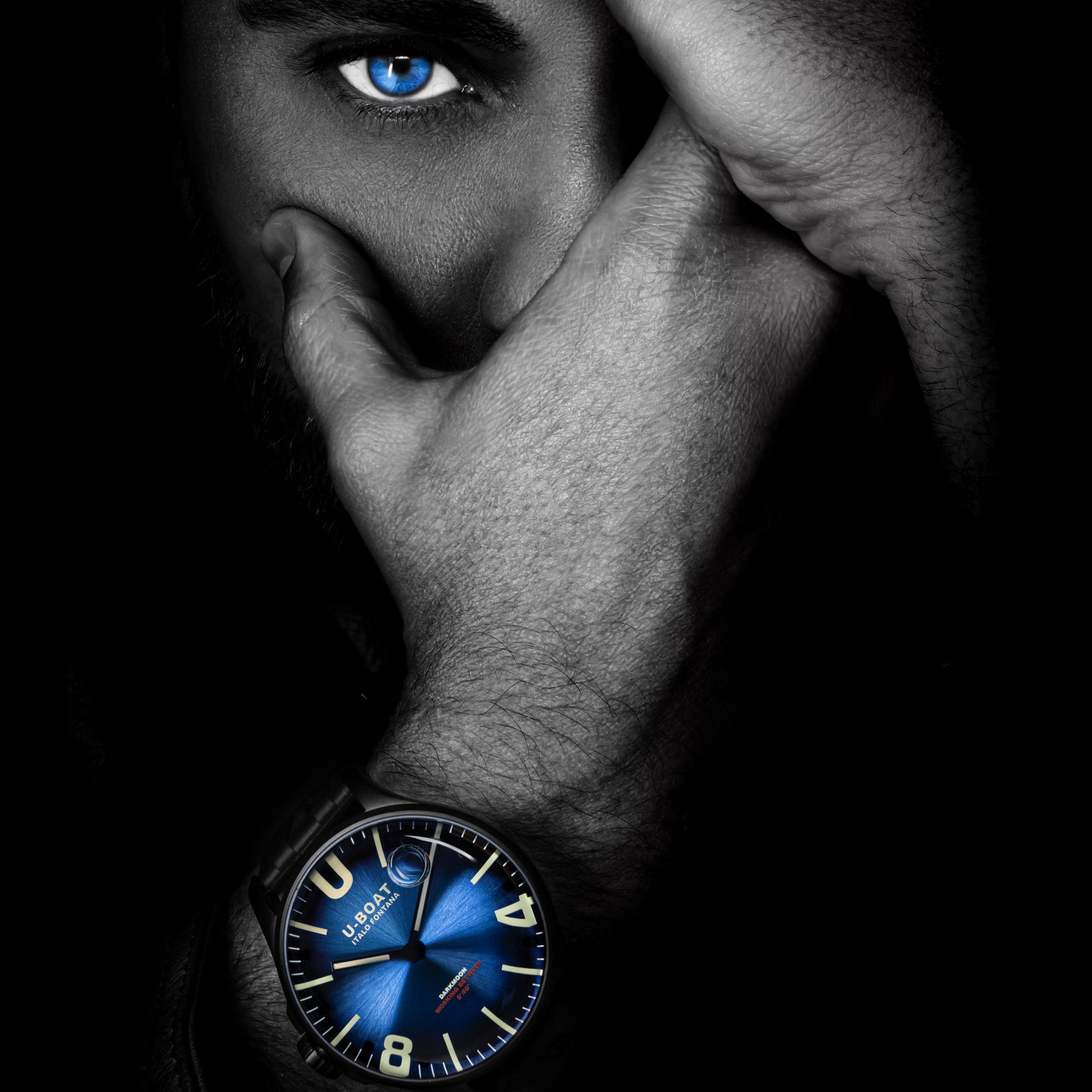 U Boat DARKMOON 44MM BLUE PVD SOLEIL Affare Del Giorno