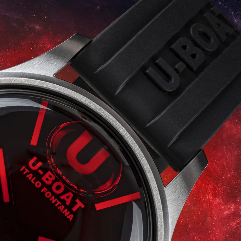 U Boat DARKMOON 40 MM SS RED GLASS Vendita Calda