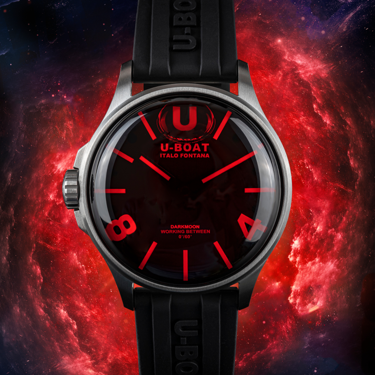 U Boat DARKMOON 40 MM SS RED GLASS Vendita Calda