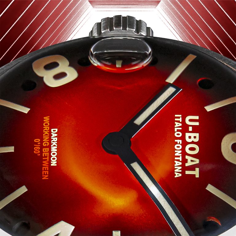U Boat DARKMOON 40 MM RED SS SOLEIL Vendita Economica