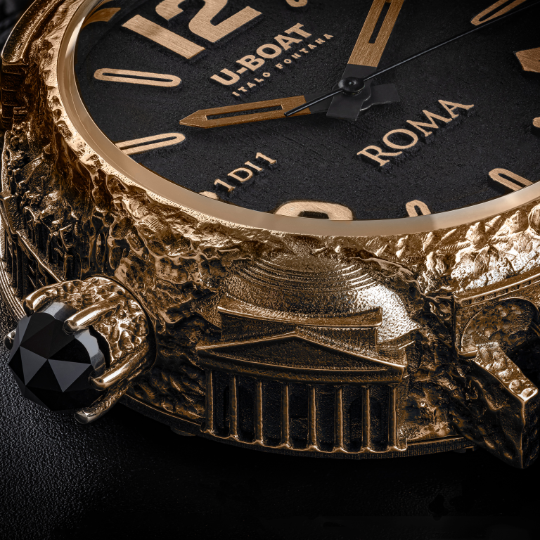 U Boat ROMA 45MM BRONZE DIAMOND Saldi Di Fabbrica
