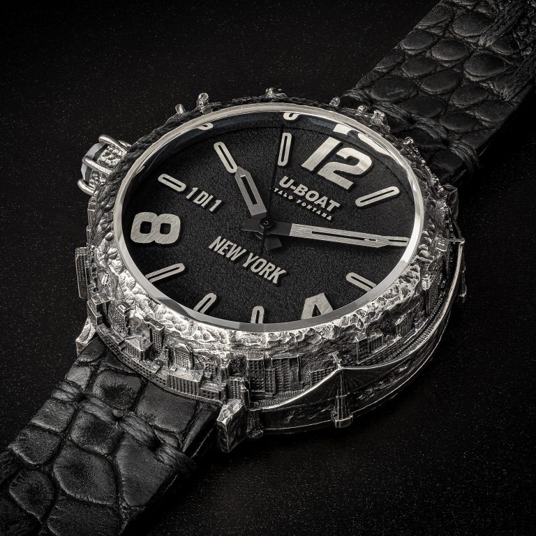 U Boat NEW YORK 45MM 925 DIAMOND Nuova