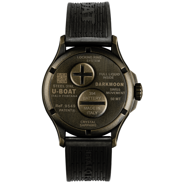 U Boat DARKMOON 40 MM BK BROWN VINTAGE Italia