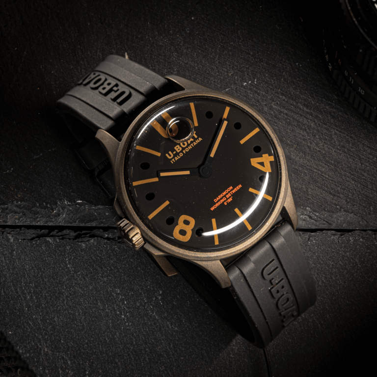 U Boat DARKMOON 40 MM BK BROWN VINTAGE Italia