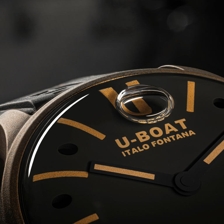 U Boat DARKMOON 40 MM BK BROWN VINTAGE Italia