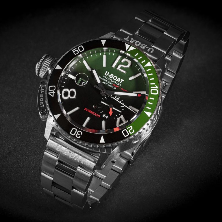 U Boat SOMMERSO CERAMIC GREEN/MT Nuovo