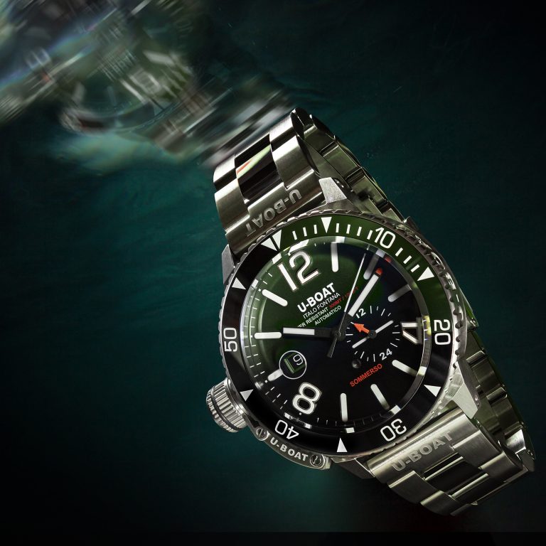 U Boat SOMMERSO CERAMIC GREEN/MT Nuovo