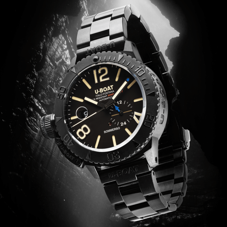 U Boat SOMMERSO 46MM DLC BRACELET Spedizione Gratuita
