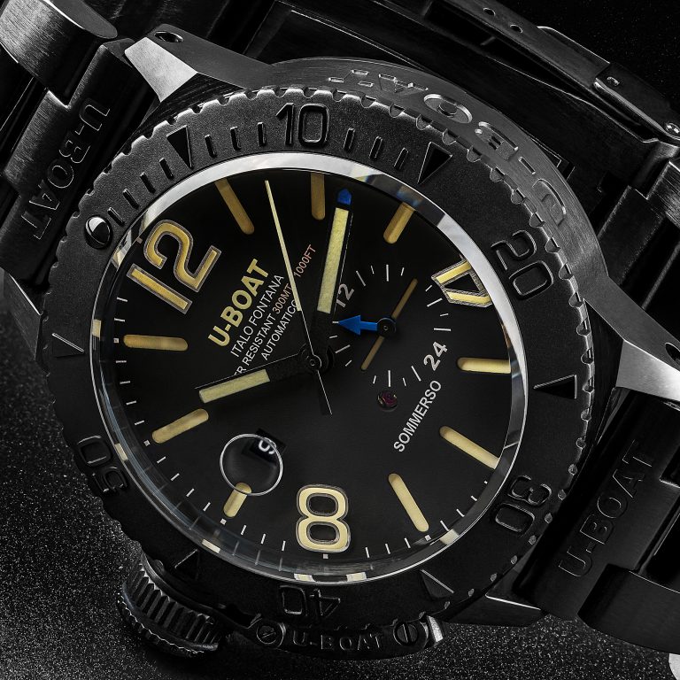 U Boat SOMMERSO 46MM DLC BRACELET Spedizione Gratuita