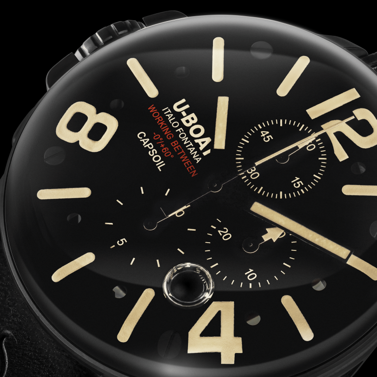 U Boat CAPSOIL CHRONO 45MM DLC Vendita Calda