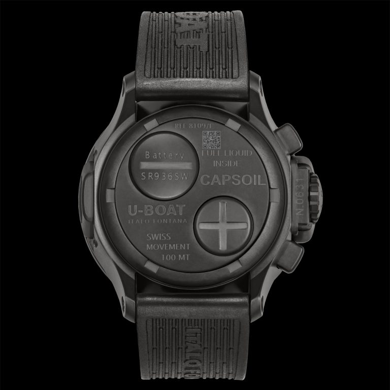U Boat CAPSOIL CHRONO 45MM DLC Vendita Calda