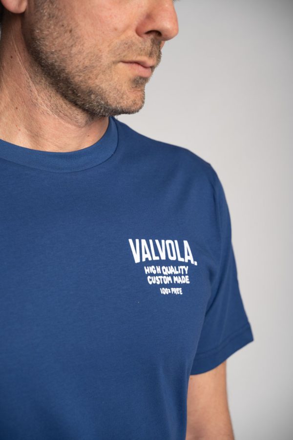 Valvola Fashion T-SHIRT MANICA CORTA BASICO TINTO IN PEZZA Vendita Calda