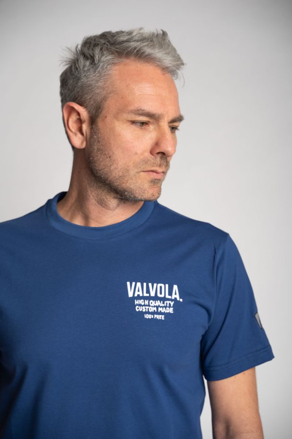 Valvola Fashion T-SHIRT MANICA CORTA BASICO TINTO IN PEZZA Vendita Calda
