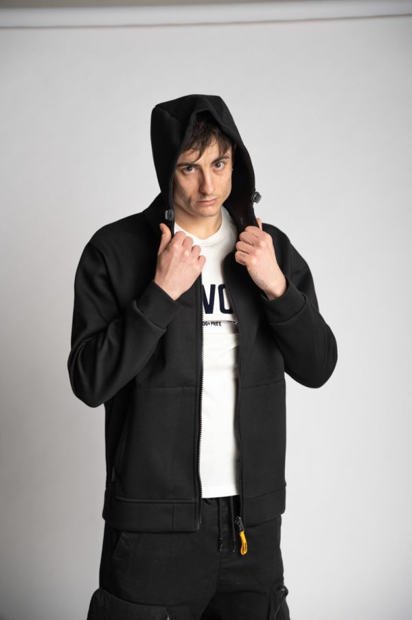 Valvola Fashion FELPA CAPPUCCIO FULL ZIP CUSTOM MADE Vendite Flash