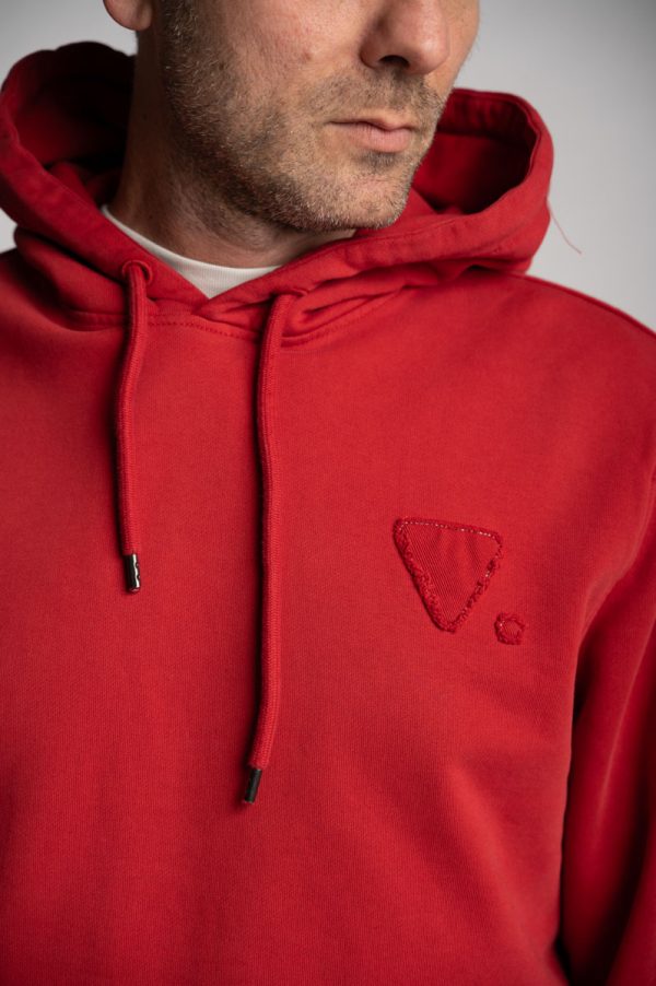 Valvola Fashion FELPA CAPPUCCIO LOGO TRIANGOLO Negozio
