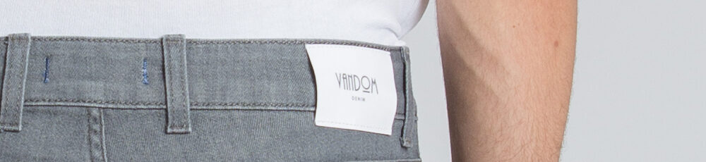Vandom Denim 5 tasche slim In Vendita