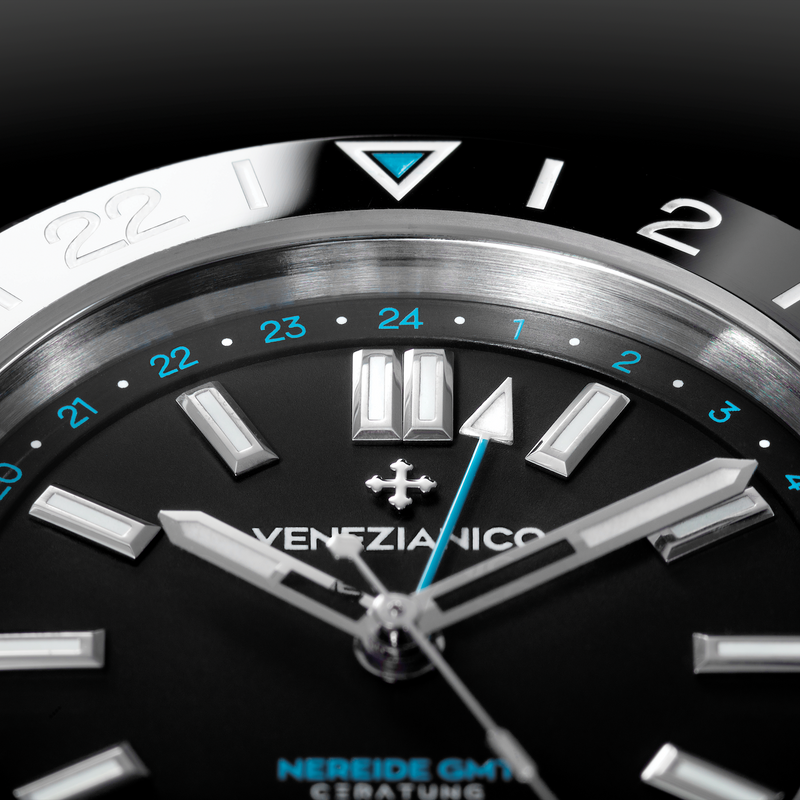 Venezianico NEREIDE GMT Ceratung™ - 4821501C Nuovo